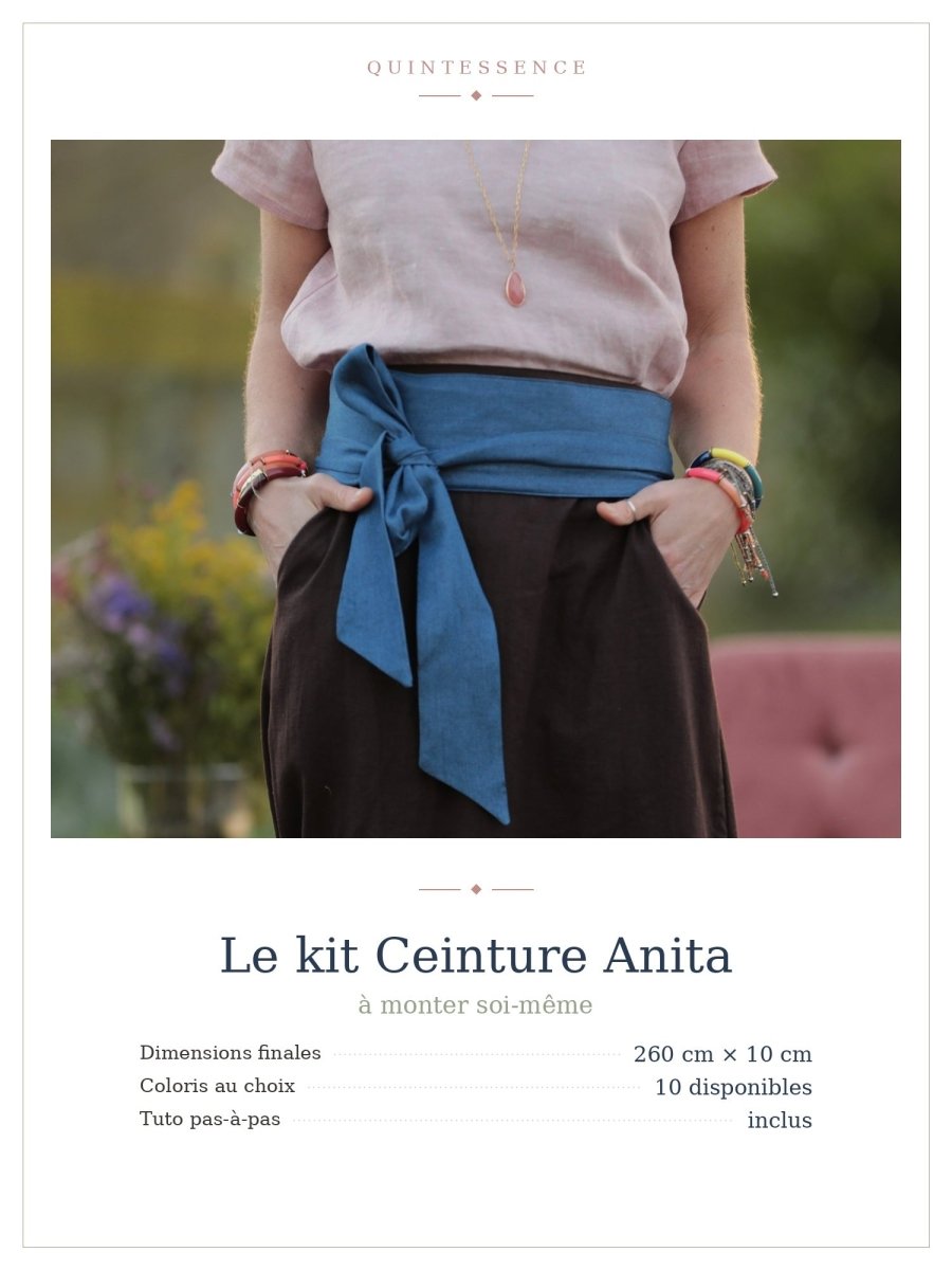 Ceinture Anita détail du tissu
