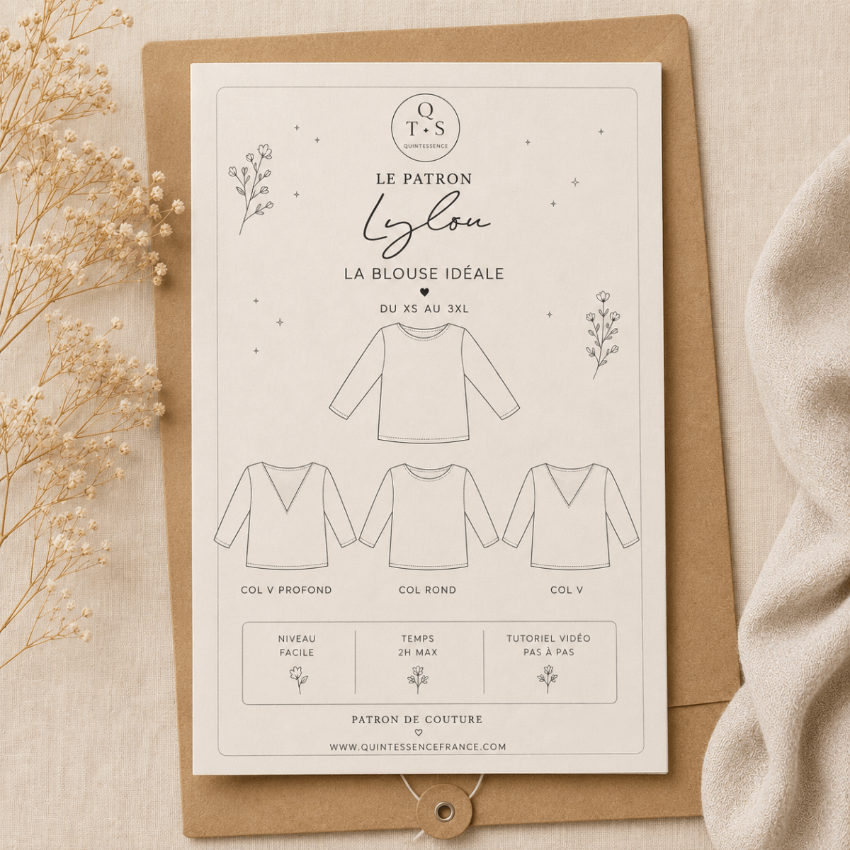 Patron blouse Lylou