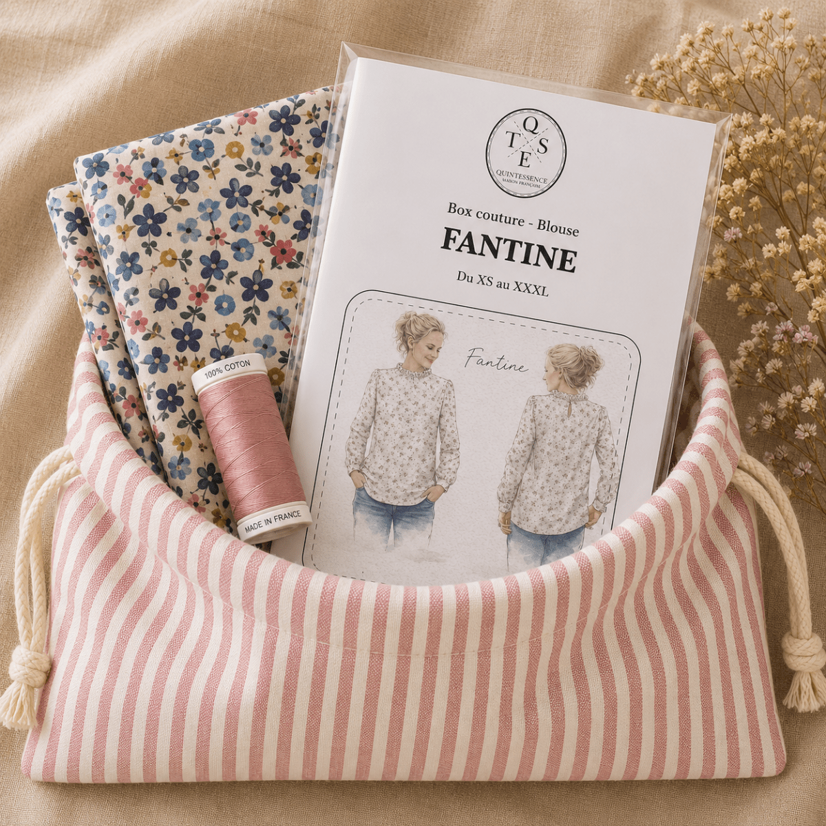 Pochette couture blouse Fantine